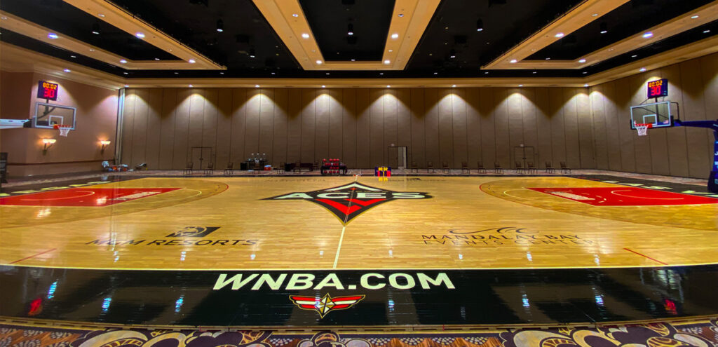 WNBA Aces More Settled For Year 2 At Mandalay Bay Events Center